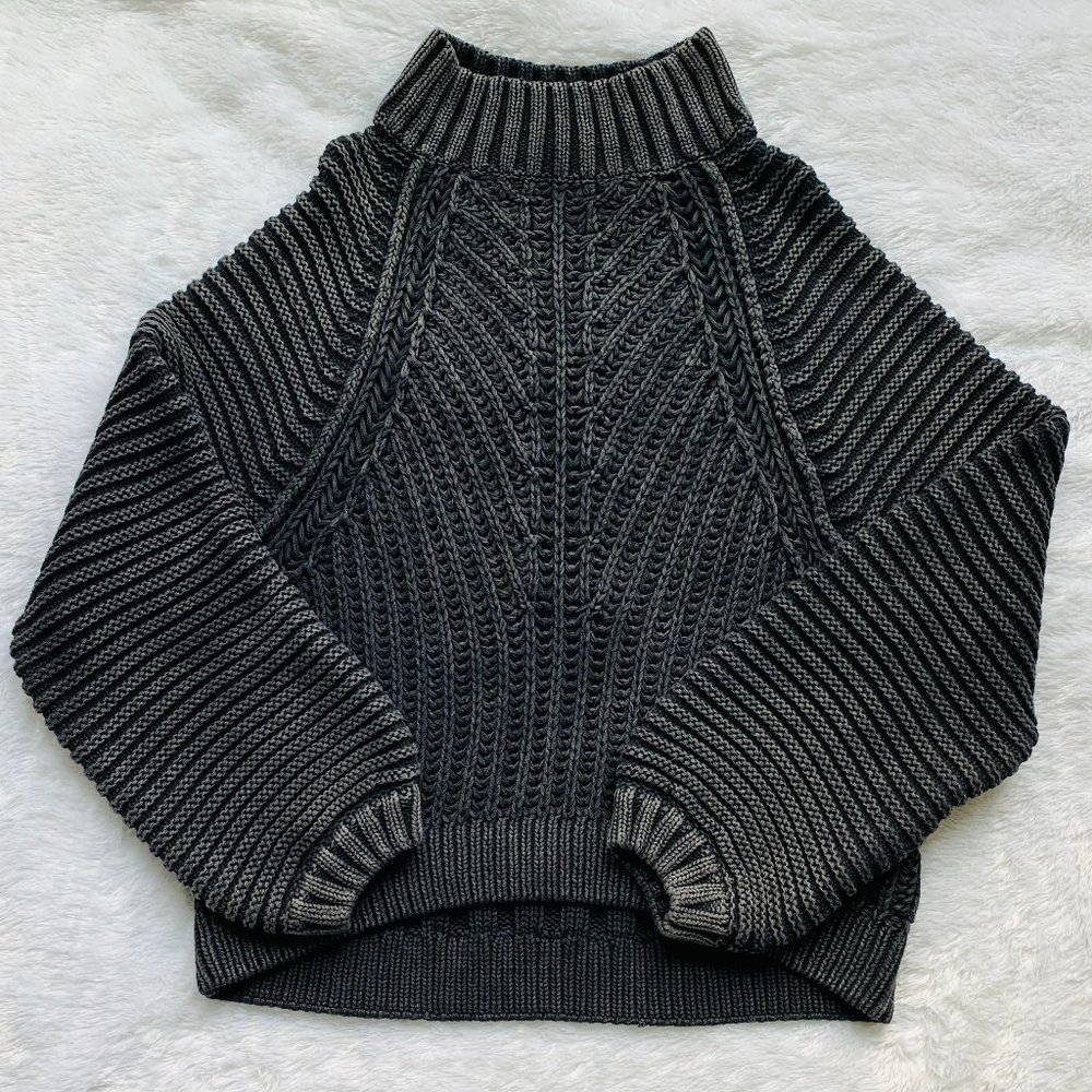 Free People Light Black Sweater *NWT